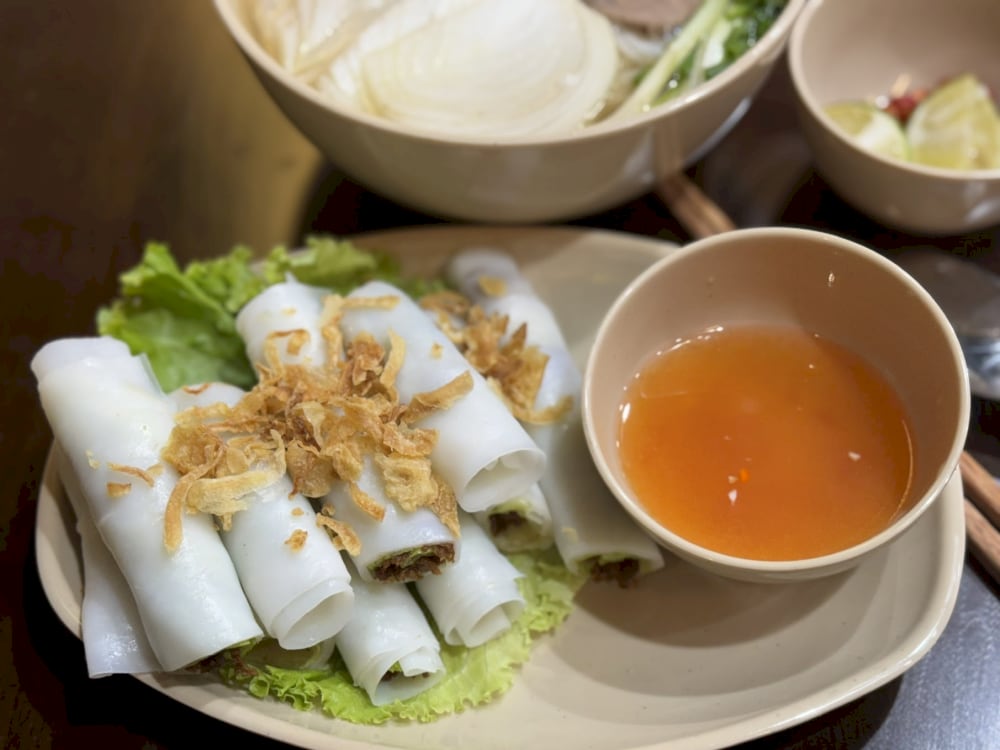 Delicate “banh cuon” ready to be enjoyed at Halal Food Station 